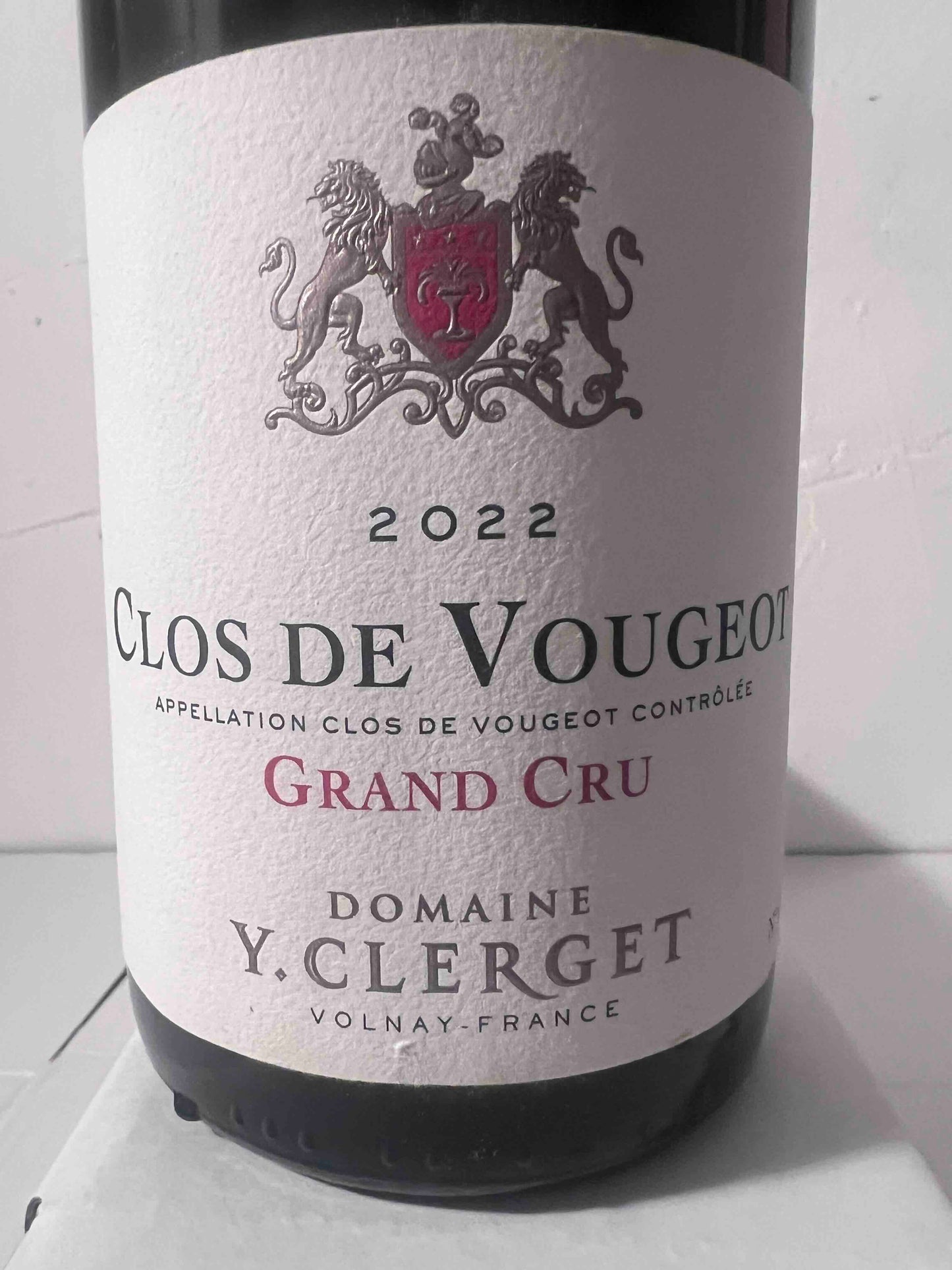 Domaine Yvon Clerget Clos Vougeot Grand Cru 2022