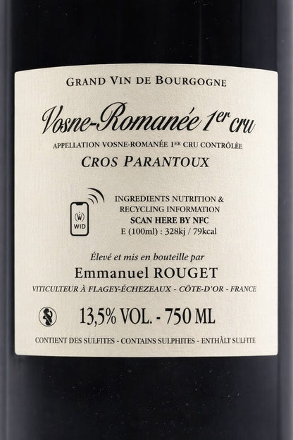 Domaine Emmanuel Rouget Vosne-Romanée 1er Cru Cros Parantoux 2023